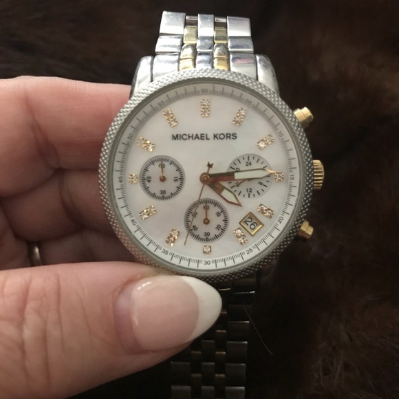 Michael Kors 2 tone Watch - Picture 1 of 8